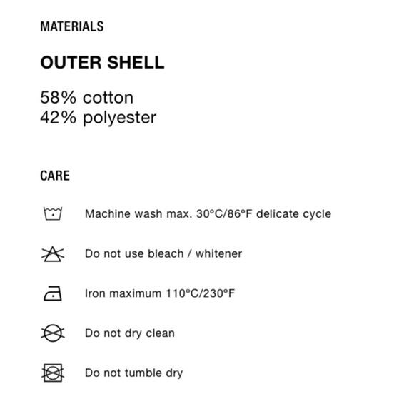 Zara Cropped Knit Chore Jacket Blue Gold Stitching Like Denim Fall Cosy ~ Size L - Picture 8 of 10